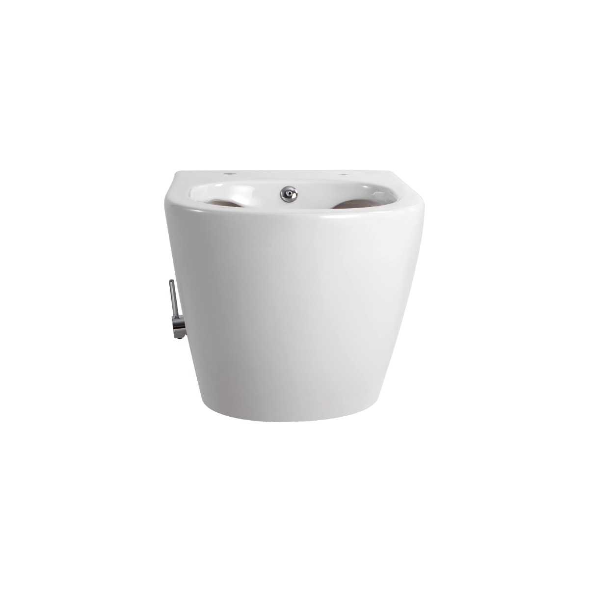 Sanigoods Pieter randloos toiletpot met bidetsproeier wit glans