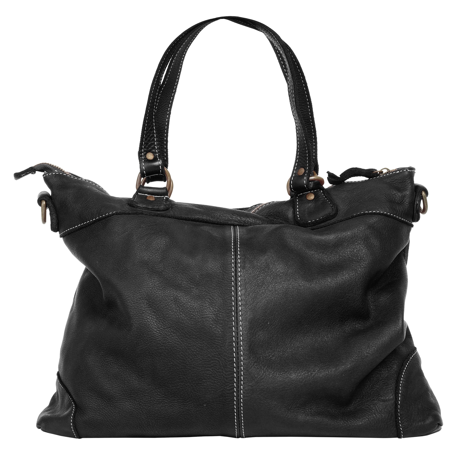 Cluty Shopper echt Leder, Made in Italy