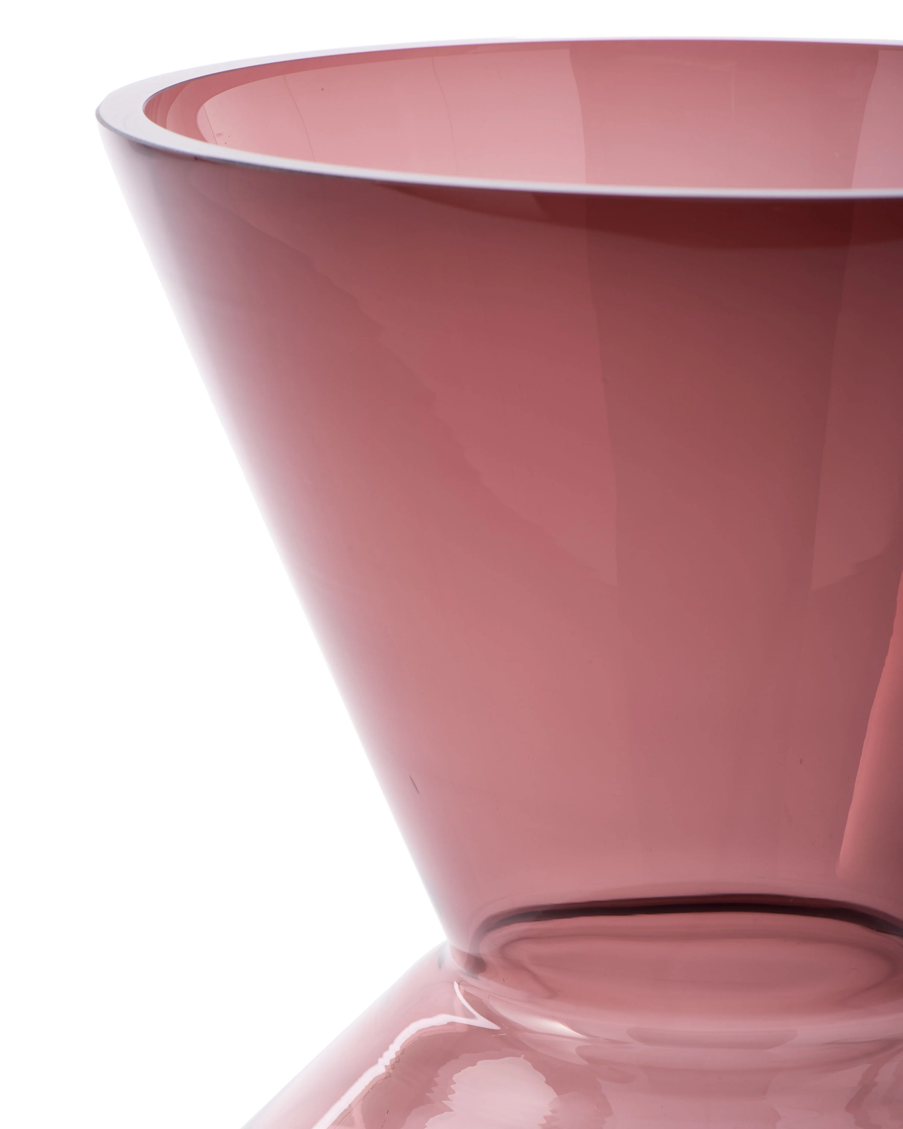 THICK NECK - Vase verre | Violet
