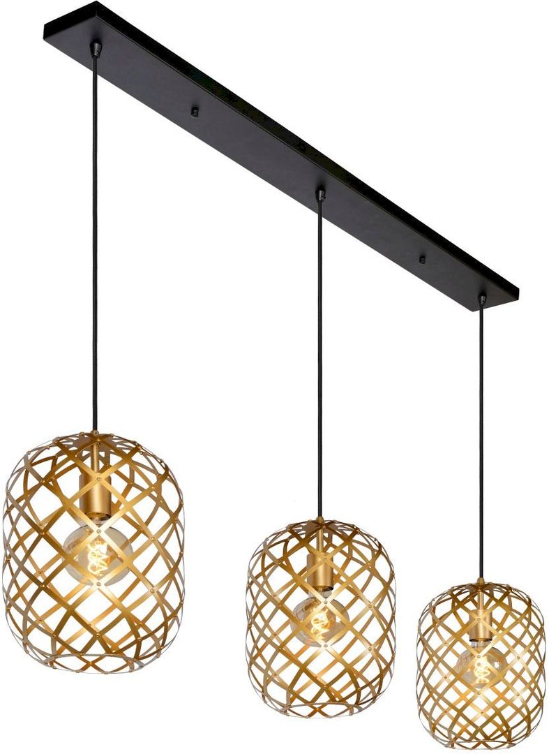 Lucide   Wolfram Goud Hanglamp