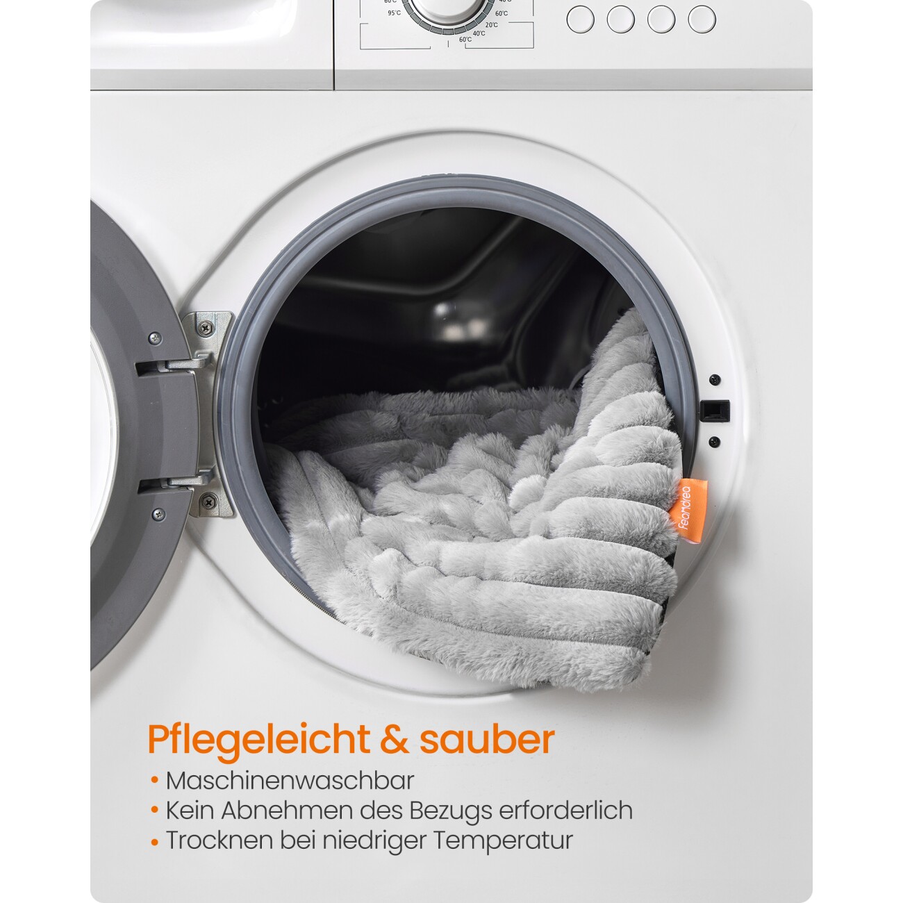 FEANDREA Hundedecke, beidseitig verwendbar, Hundesofa maschinenwaschbar S