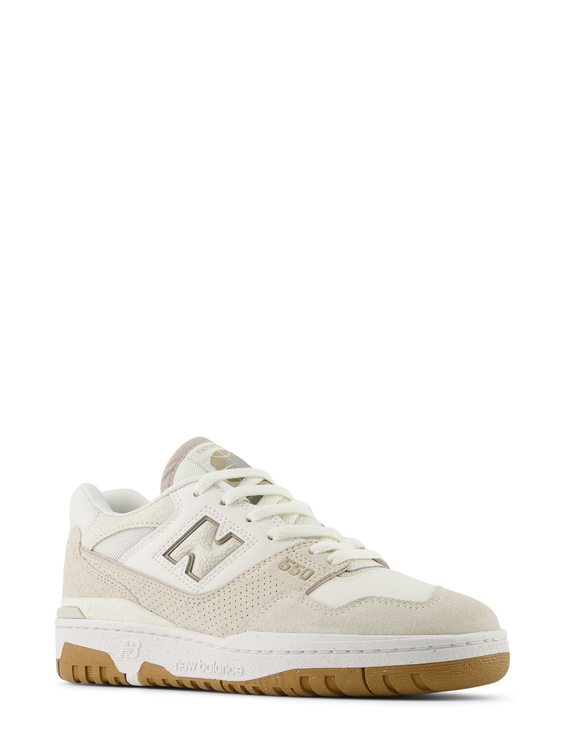 new balance Sneakers Femme 550 Blanc/Beige Cuir