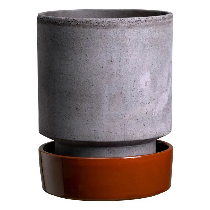 Bergs Potter Soucoupe pour pot Hoff glacée | Rouille