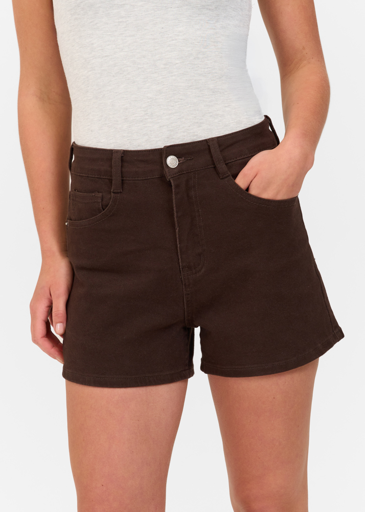 Vintage short deep choco