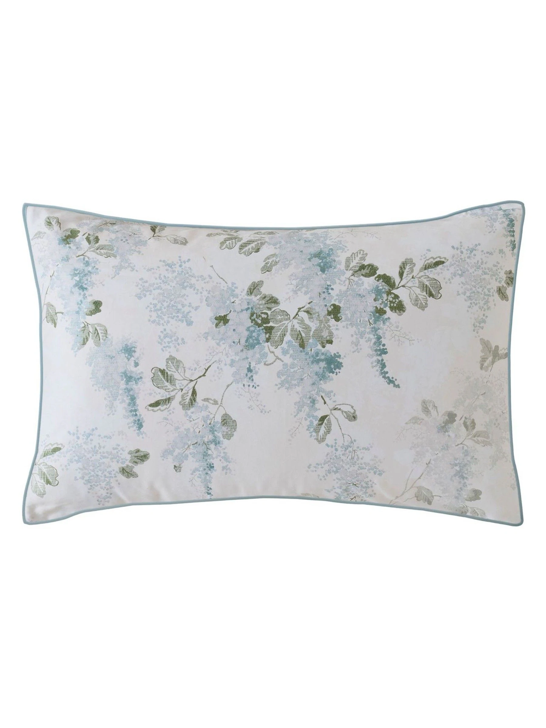 Laura Ashley 100% Cotton Sateen 220 Thread Count Mirabelle Duvet Cover and Pillowcase Set