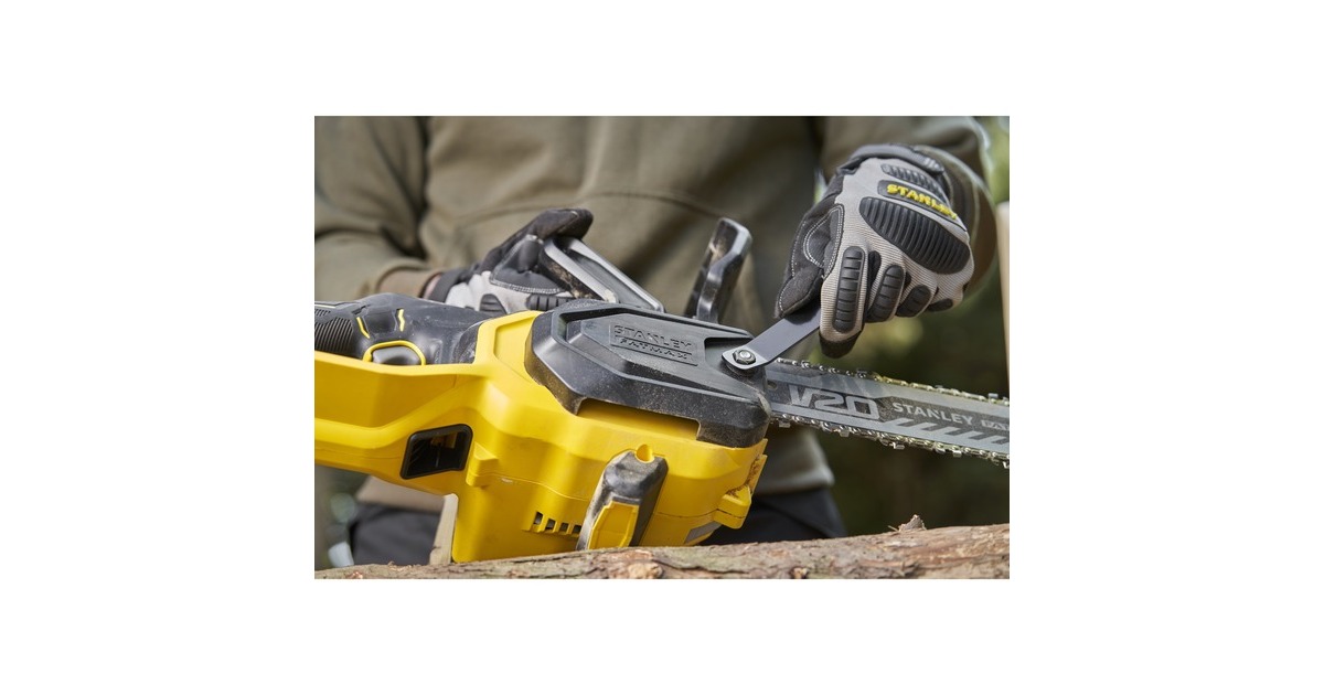 StanleyFATMAX 20V Brushless kettingzaag  (Geel/zwart, 30 cm, accu en lader inbegrepen)