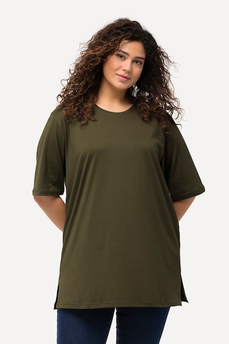 T-Shirt, Rundhalsausschnitt, Relaxed, Halbarm