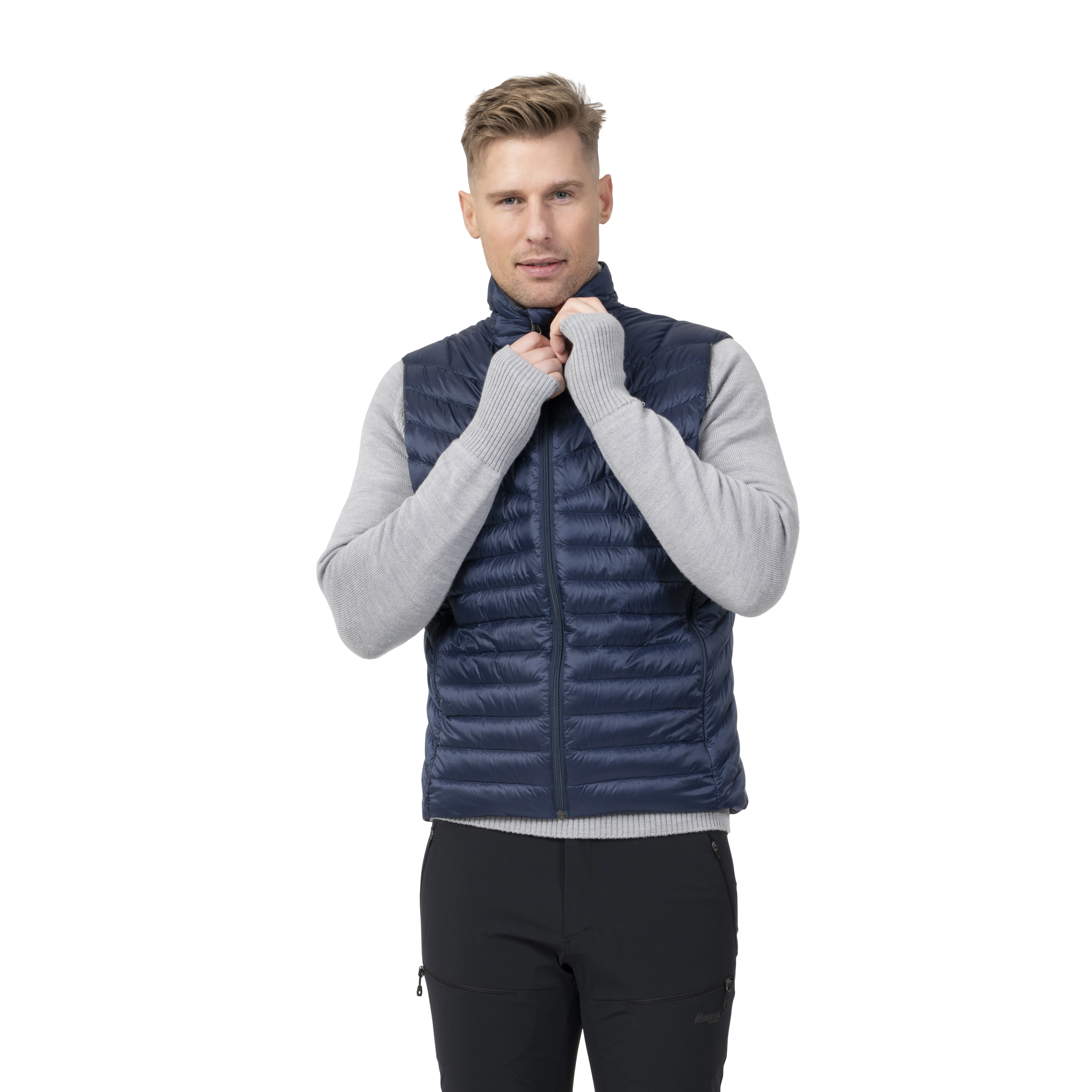 Rabot Light Down Vest Men Navy Blue