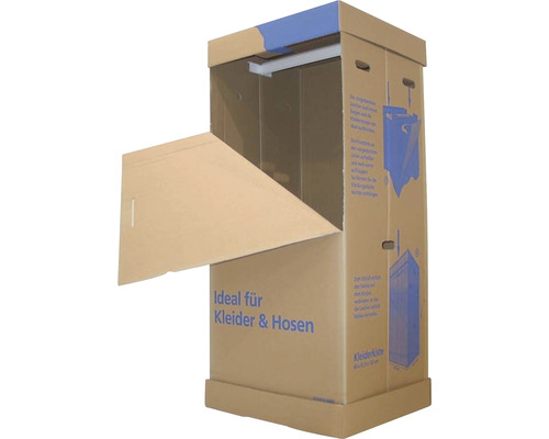 Cargo Point verhuisdoos, garderobekast, 515 x 1350 x 595 mm, golfkarton, 409 l, tot 25 kg
