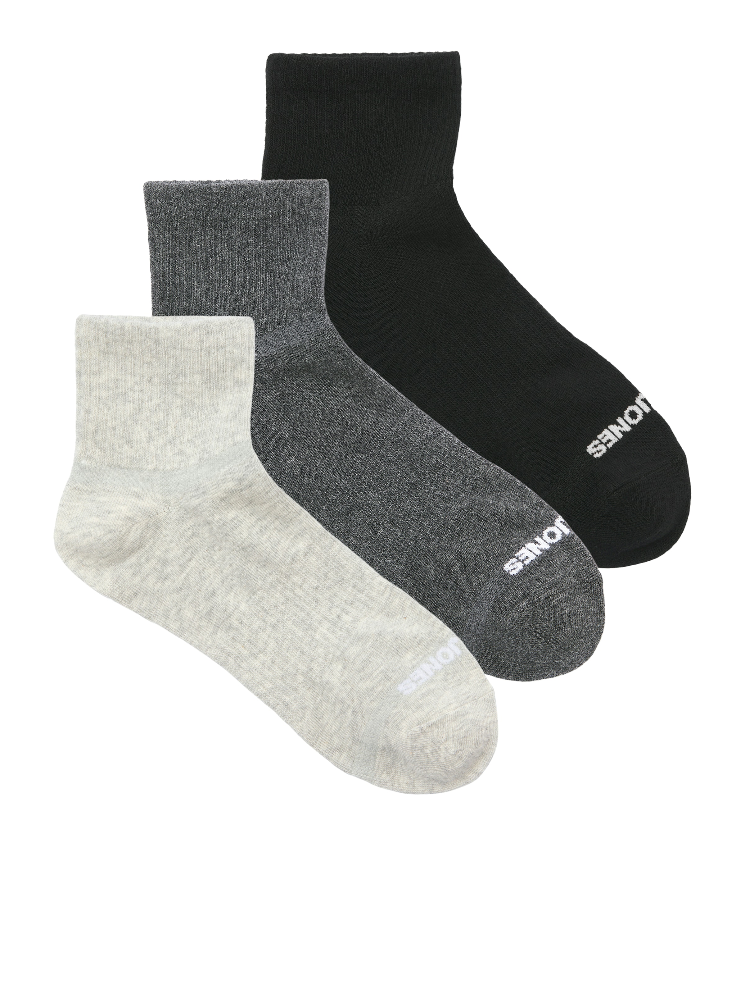 Jack & Jones Freizeitsocken »JACLUCA SHORT TENNIS SOCKS 3 PACK NOOS« Packung, 3 Stk. tlg.
