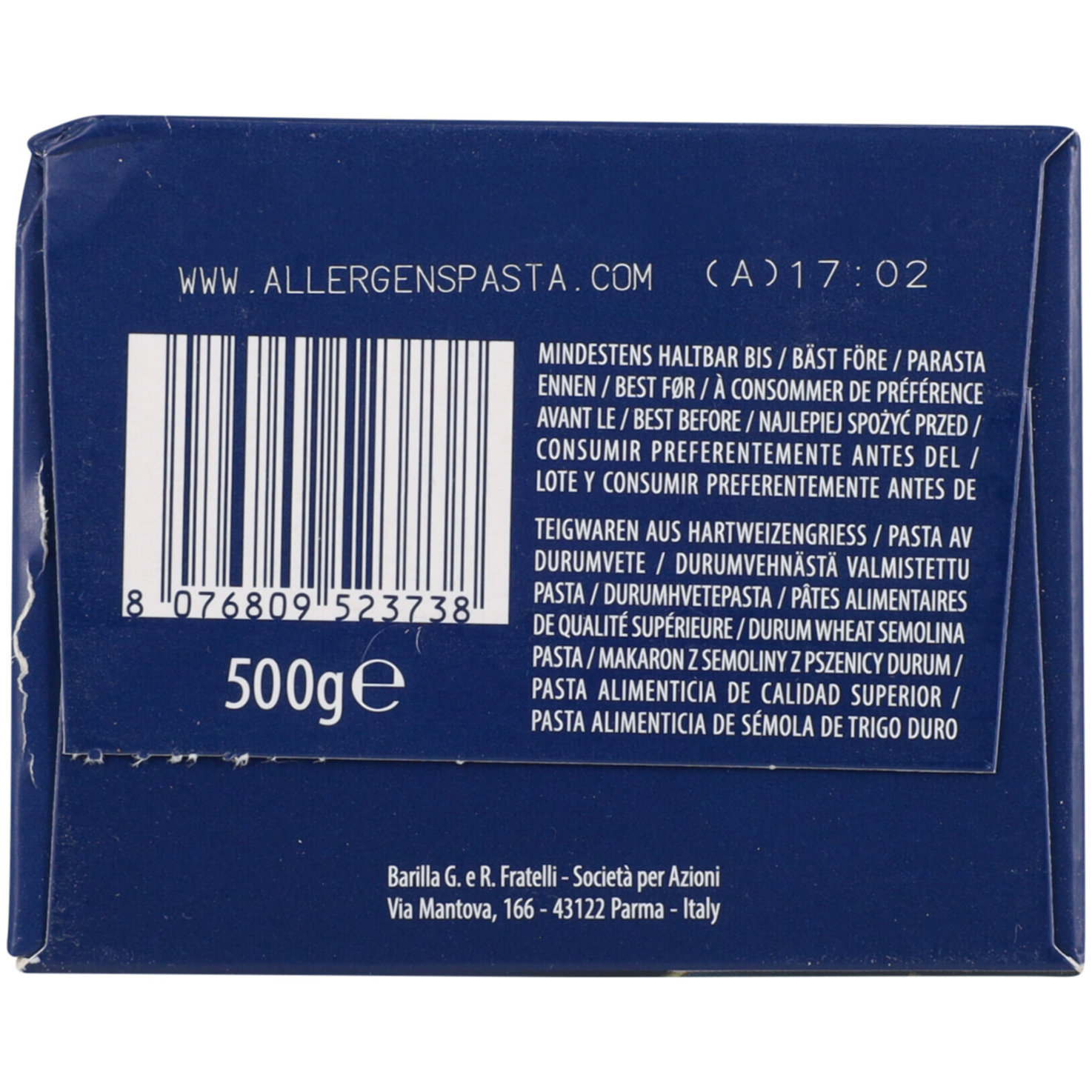 Barilla Collezione Lasagne n. 189