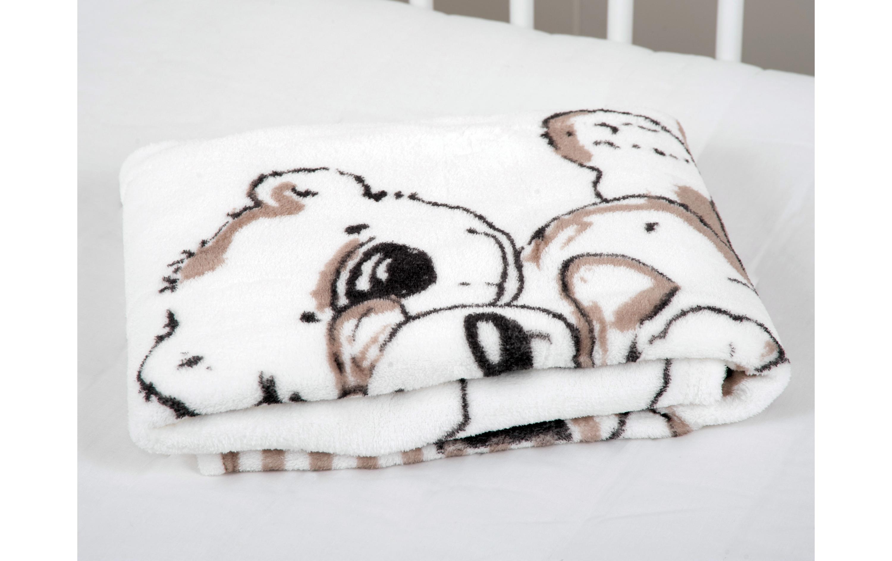 Kuscheldecke Lieblingsmensch 75 x 100 cmMicrofaser-Flauschdecke für Babys