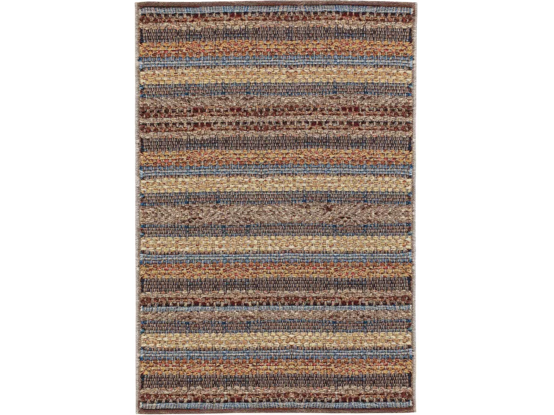 Tapis d'extérieur & intérieur Kenya Multicouleur 80x165 cm