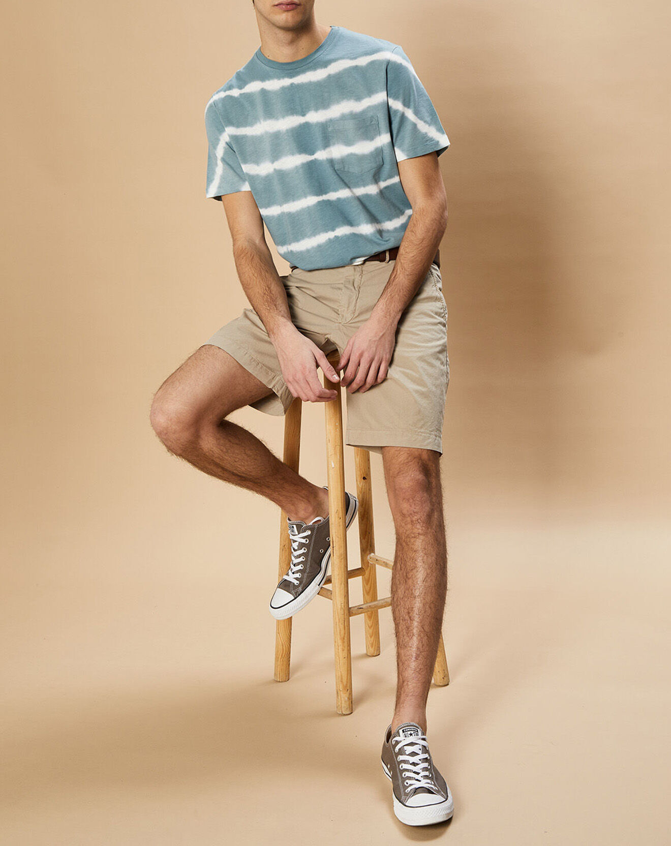 Hartford T-Shirt Pocket Crew oyster