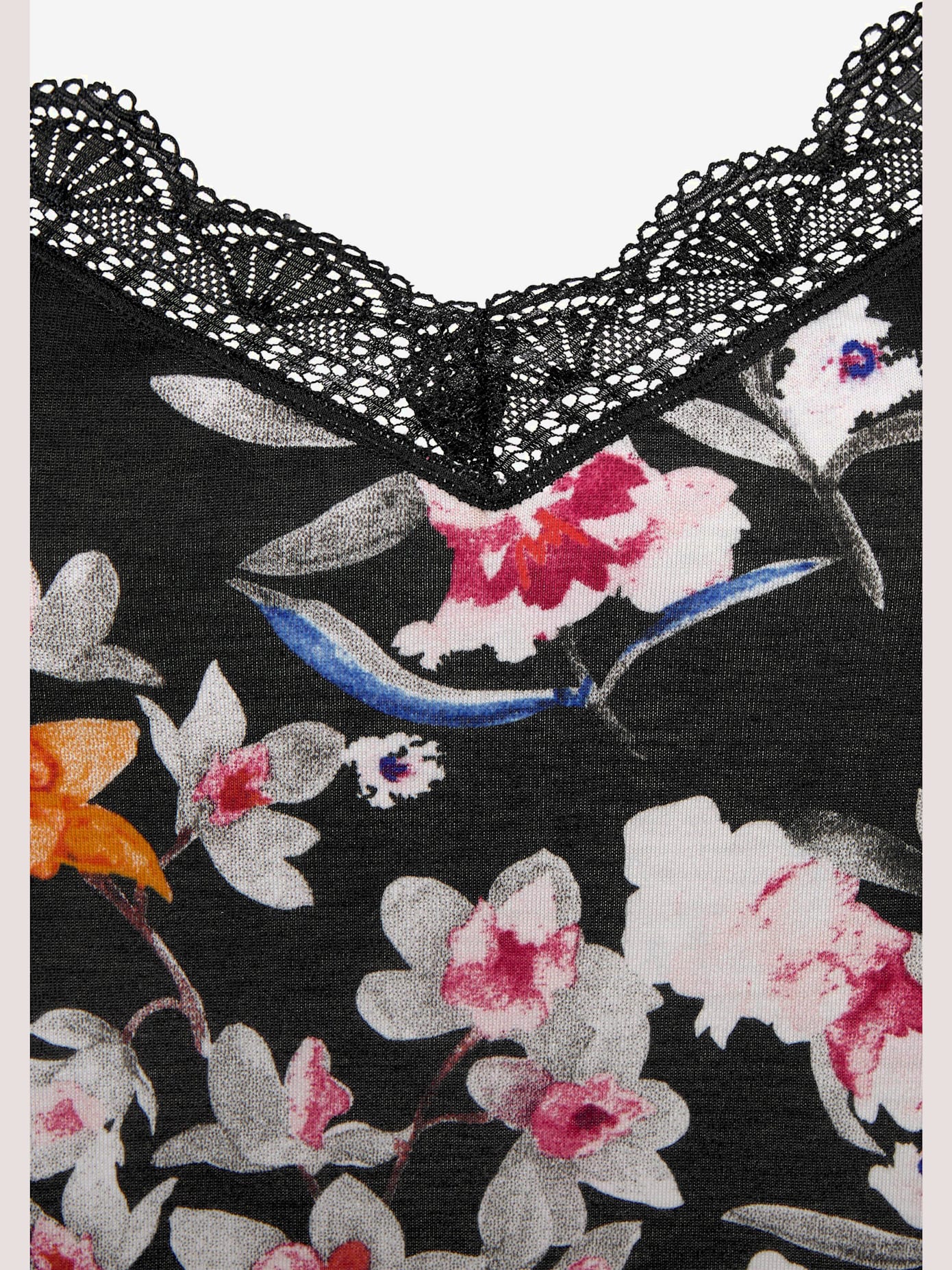 Déshabillé à motif floral