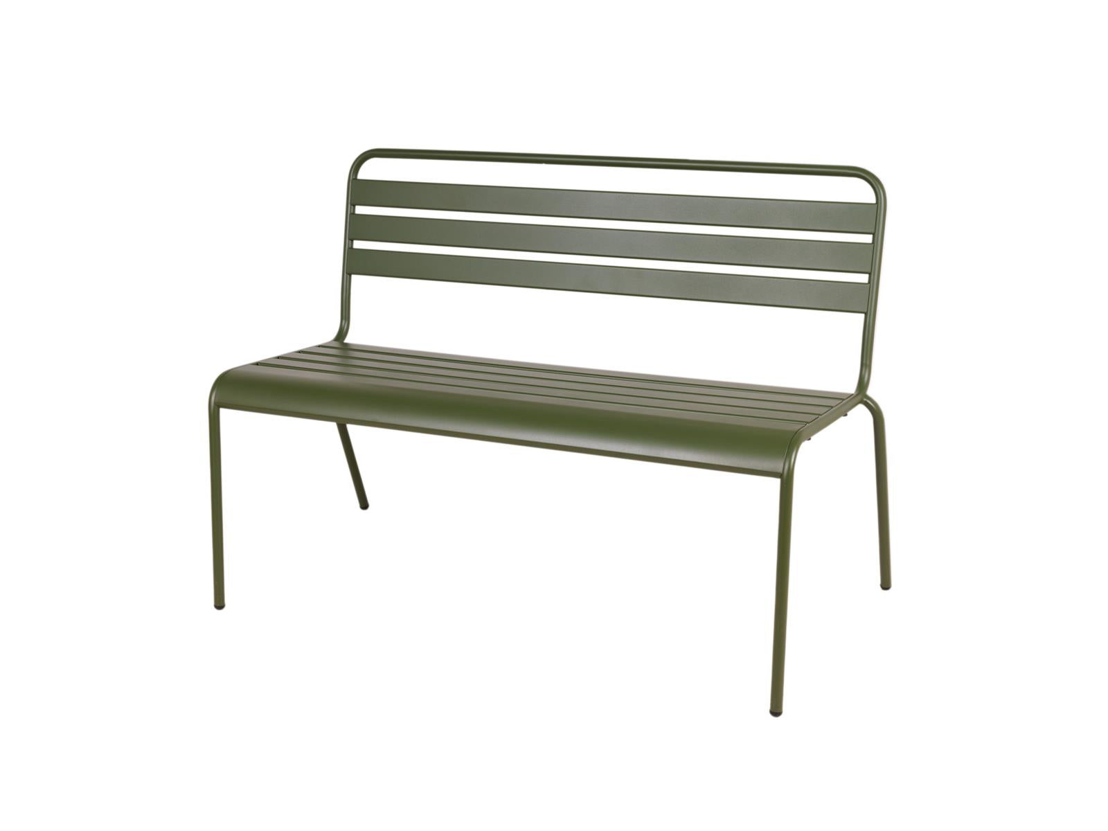 Metalen tuinset Max olijfgroen 150 cm