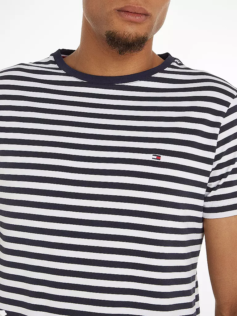 TOMMY HILFIGER T-Shirt Slim Fit blau