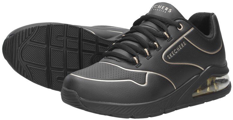Skechers Uno 2 - Golden Trim zwart