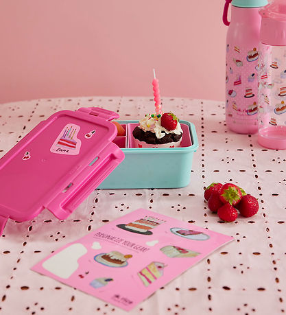 Rice Klisterm?rker Til Madkasse - 10 stk. - Pink/Sweet Cake