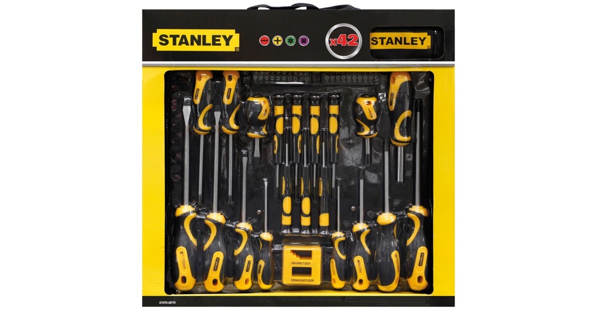 Stanley42-delige schroevendraaierset