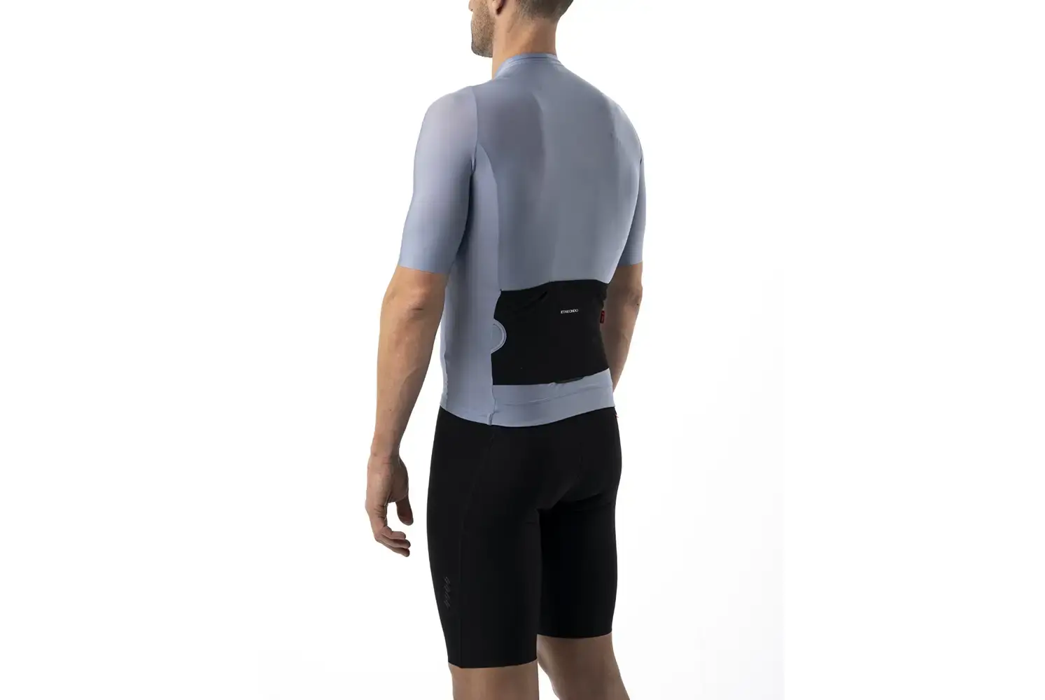 Etxeondo Alde Metalic Fietsshirt Korte Mouwen Parel Grijs Heren