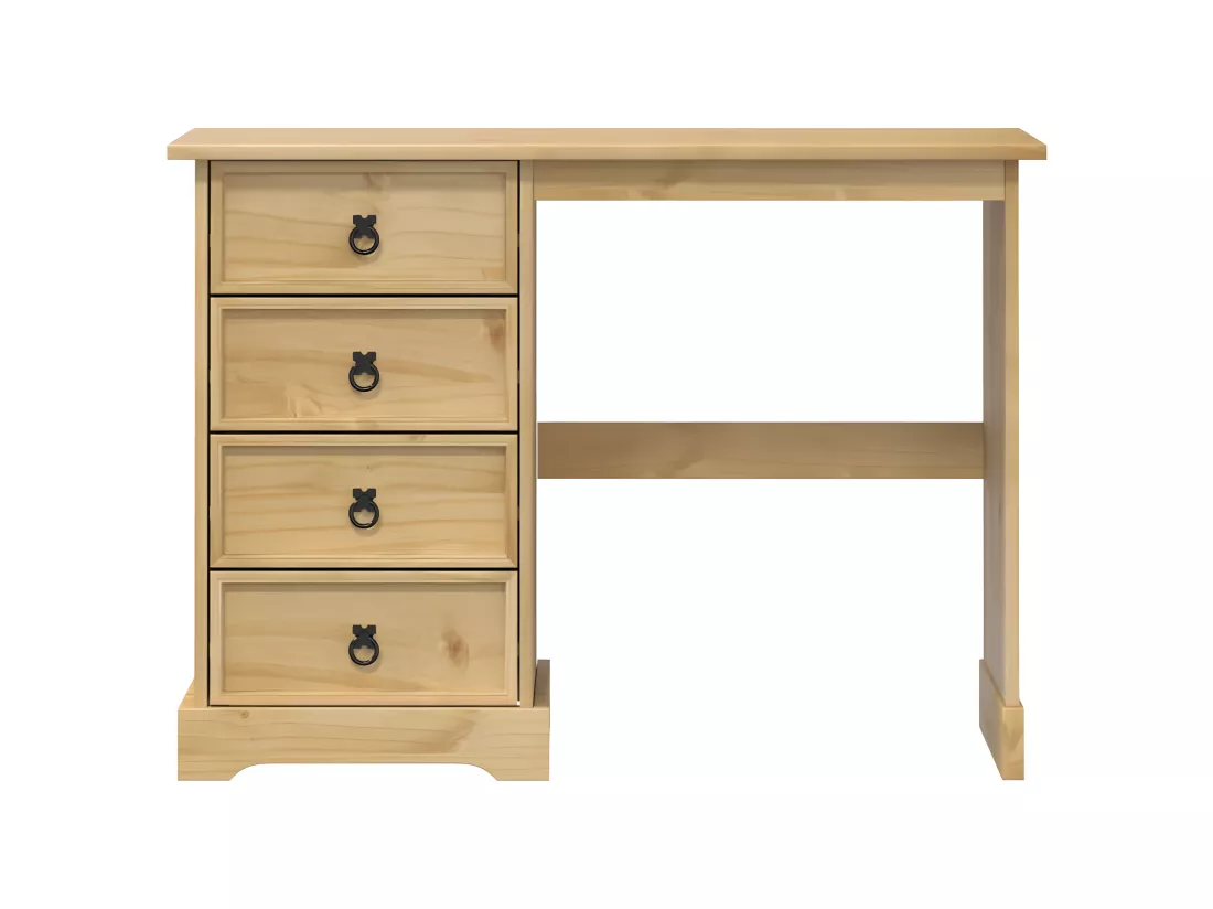 Bureau 104x47x75 cm bois de pin massif