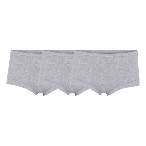 JBS 3-Pak Maxi Briefs, Light Grey Melange, L