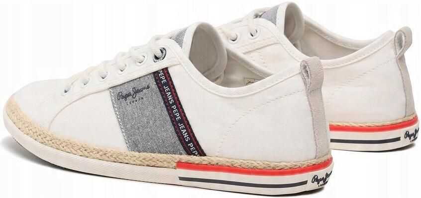 Pepe Jeans Espadrilles Wit Veters Casual