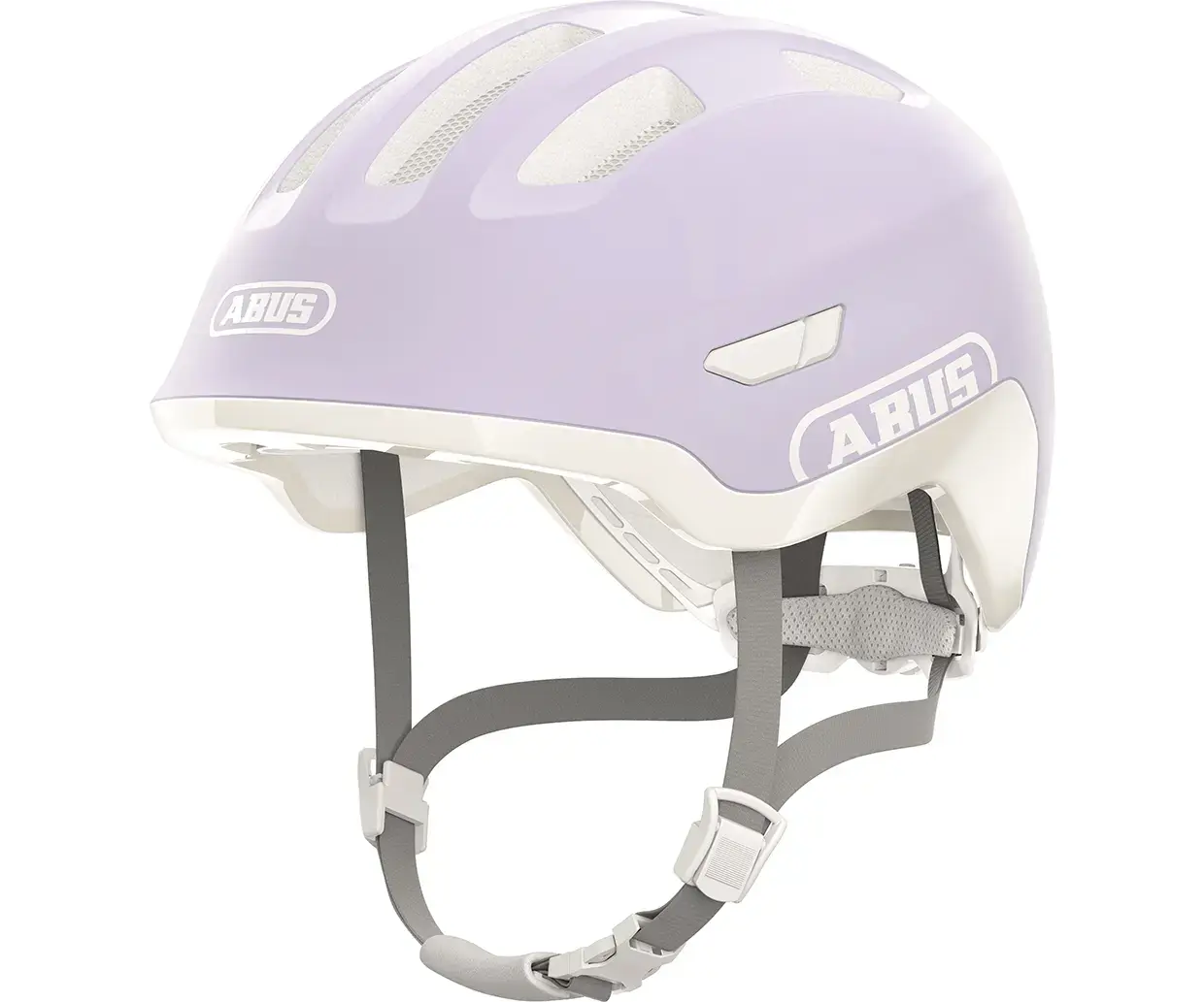 Abus Smiley 3.0 ACE LED Kinder Fietshelm Paars