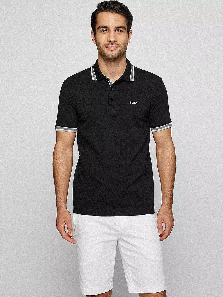 BOSS Poloshirt Modern Fit PADDY schwarz