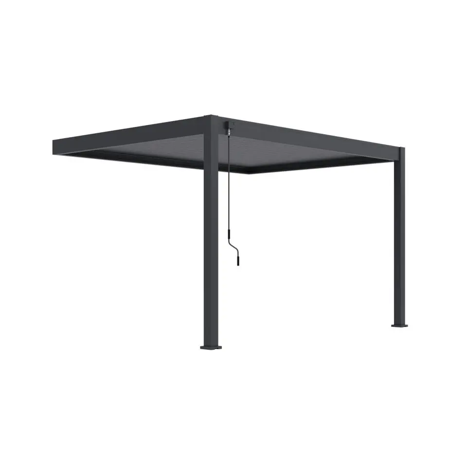 Orion Deluxe overkapping muur 300 x 400 cm antraciet