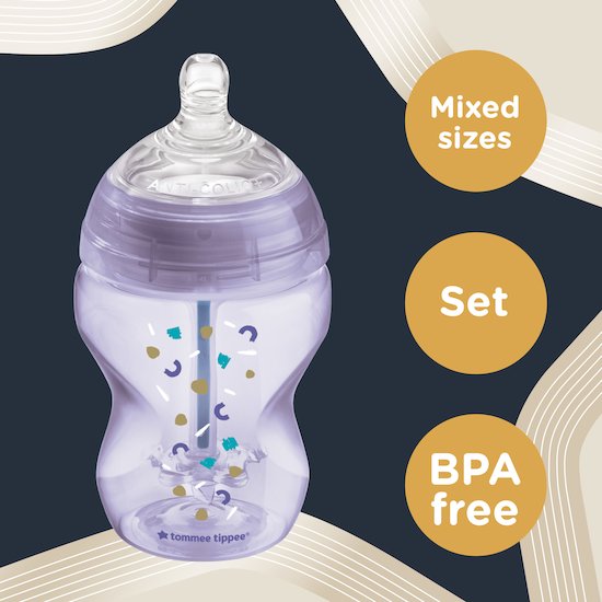 Biberon anti-colique avancé x1   Rose        260 ml   de               Tommee Tippee