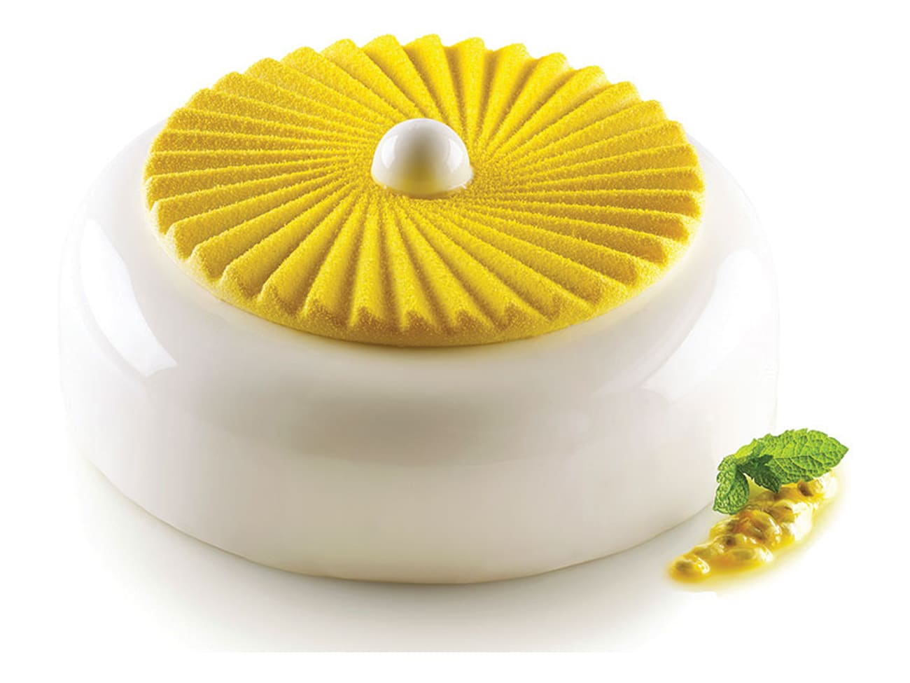 Moule silicone - 2 ronds plissés - 30 x 17,5 cm - Silikomart