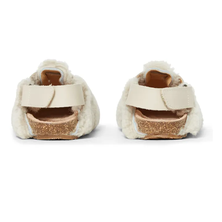 Pèpè Sabots Shearling | Ecru