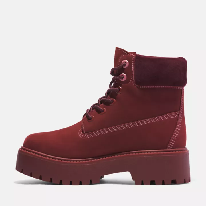 6-inch Boot Timberland Heritage Stone Street pour femme en rouge