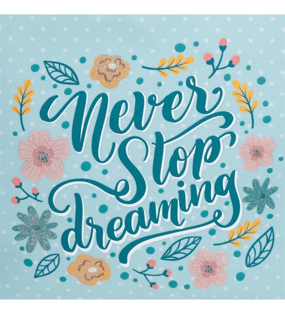 Estojo para lápis azul Movem Never Stop Dreaming