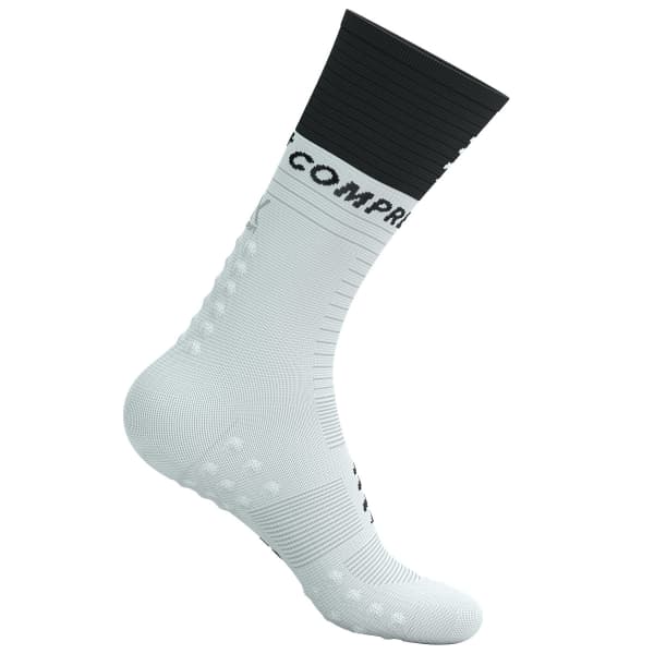 Chaussette compression COMPRESSPORT MID COMPRESSION SOCKS V2.0 WHITE/BLACK