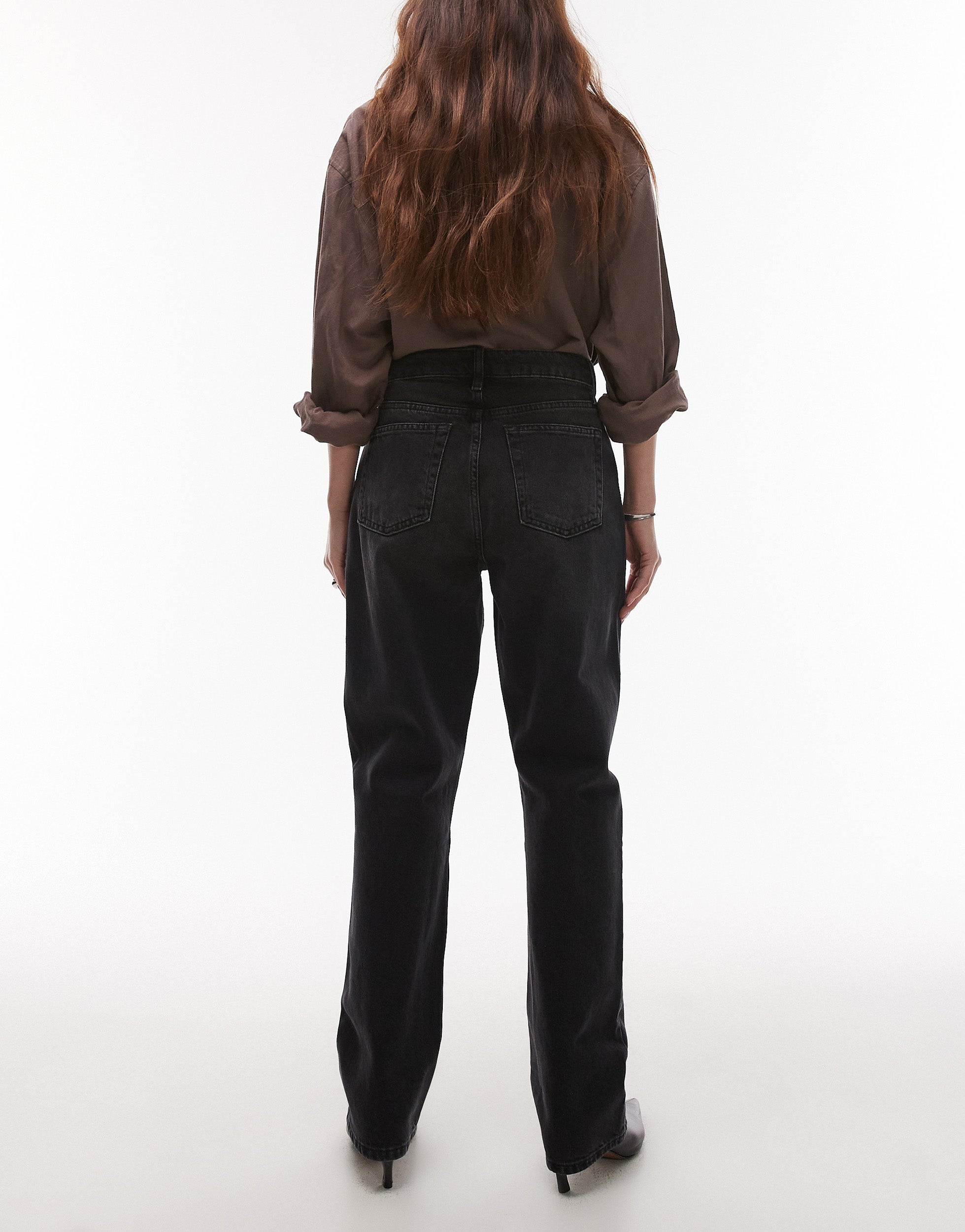 TOPSHOP High waist Straight fit Jeans