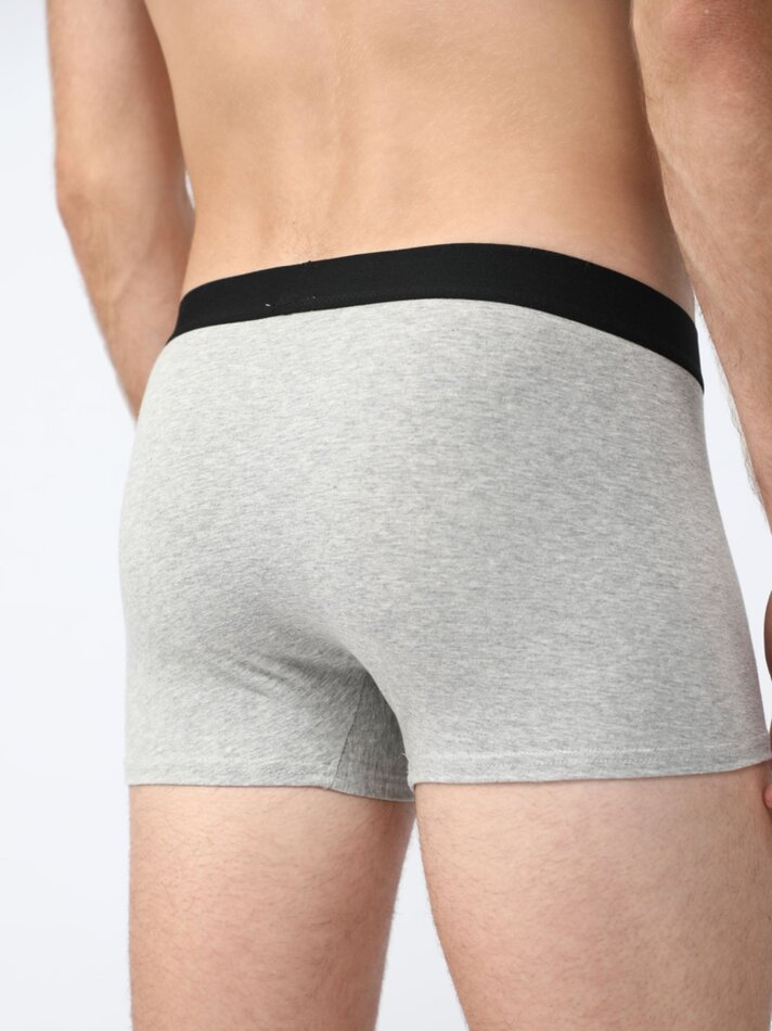 Pacote com 3 peças de roupa íntima básica - Cáqui