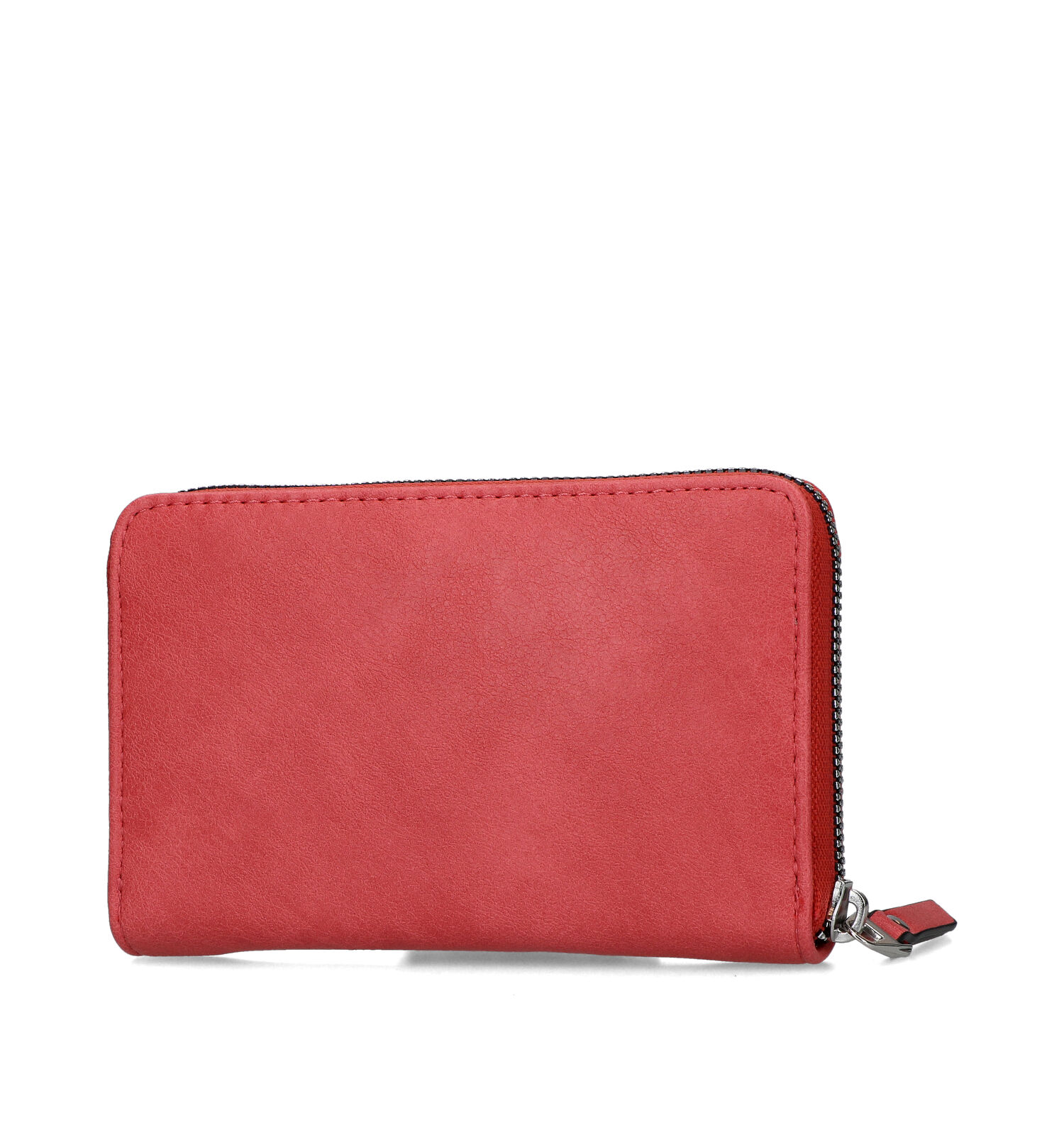Ritsportemonnee rood
