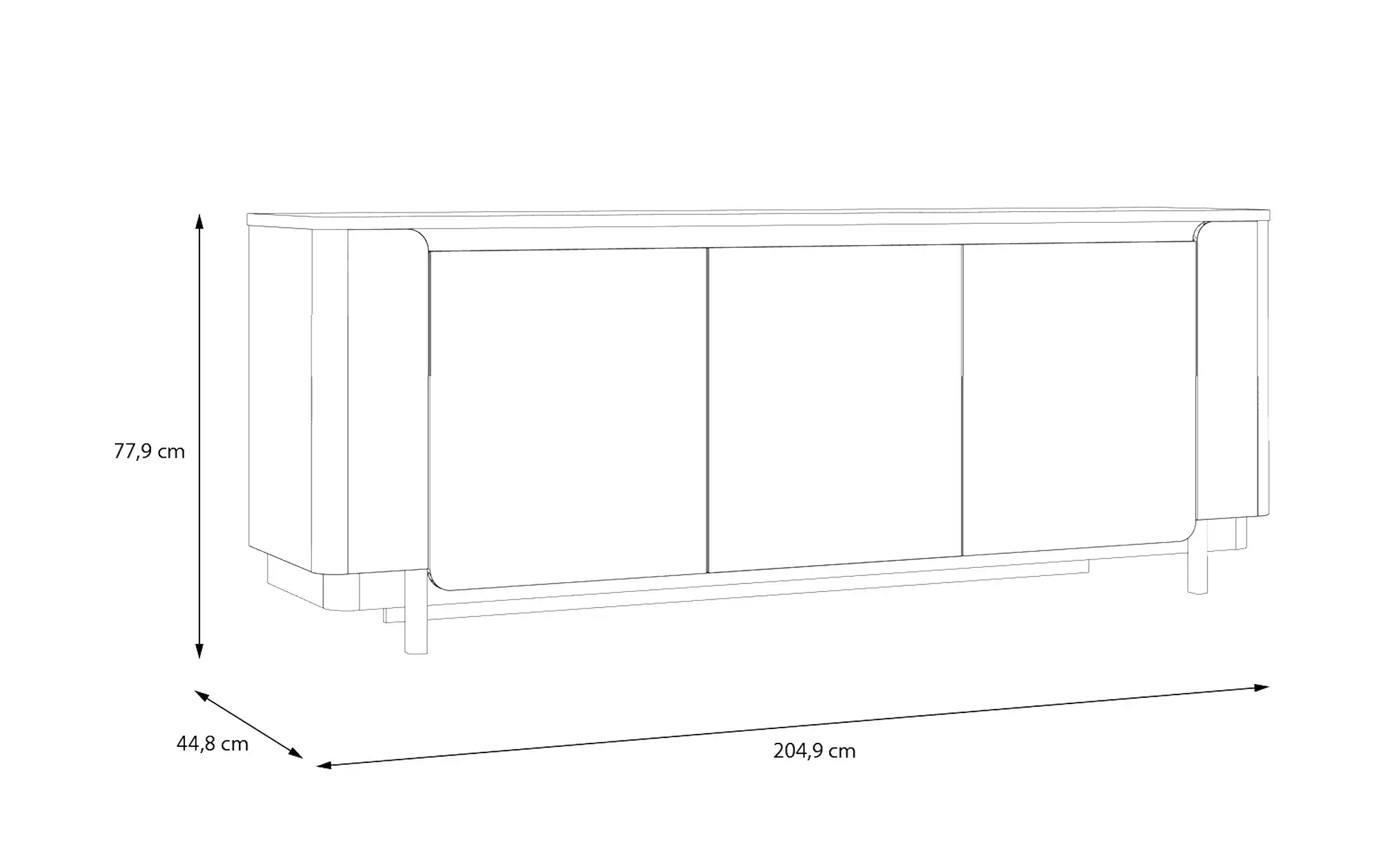 Sideboard Softclose Santori