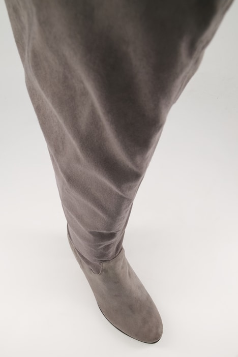 Overknee-Stiefel, XXL-Schaft, Reißverschluss, Weite H