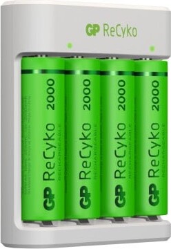 Gp Recyko - Aa Batterier Med USB Oplader - 2100 Mah - 4 Stk