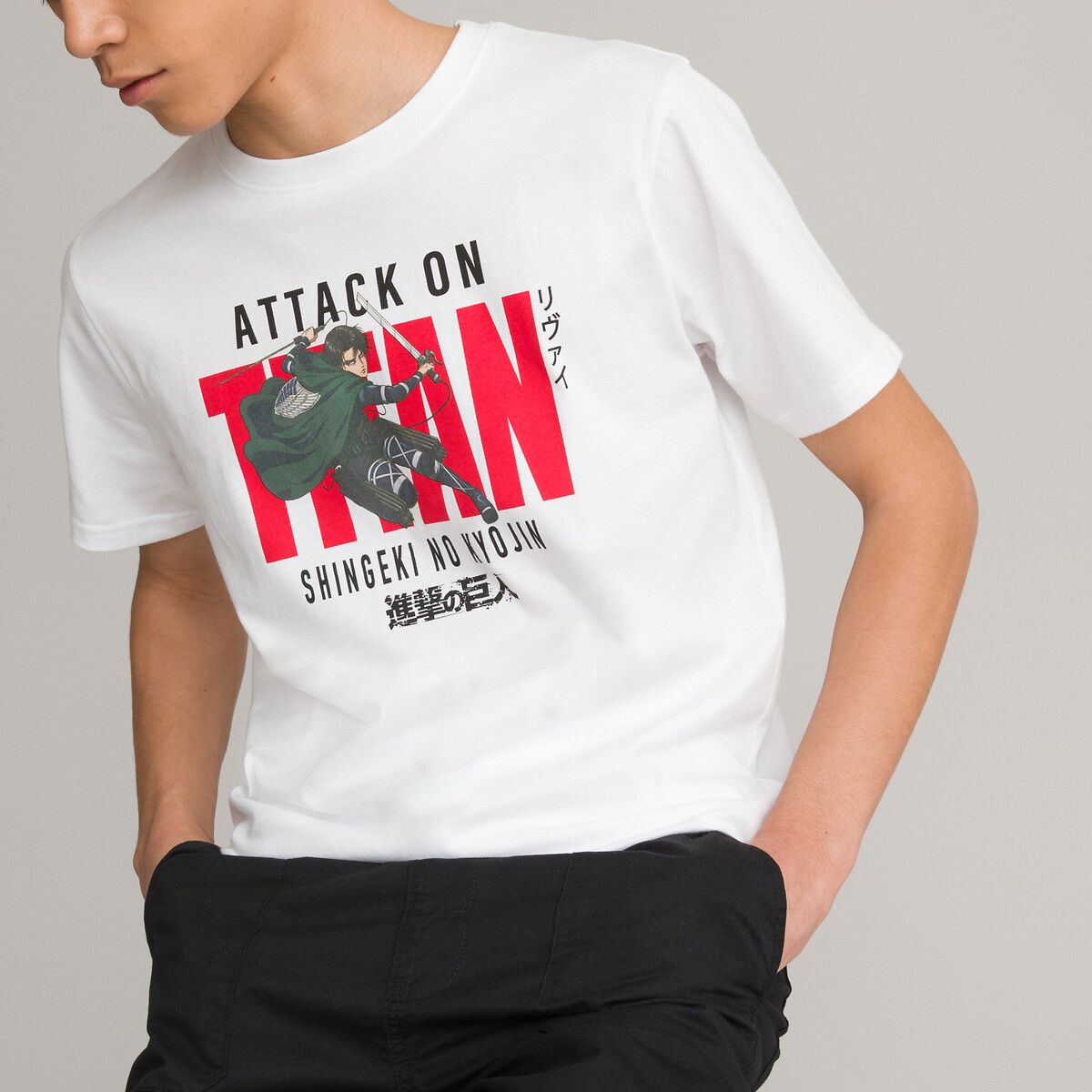 ATAQUE DOS TITÃS<br>Camiseta de manga curta