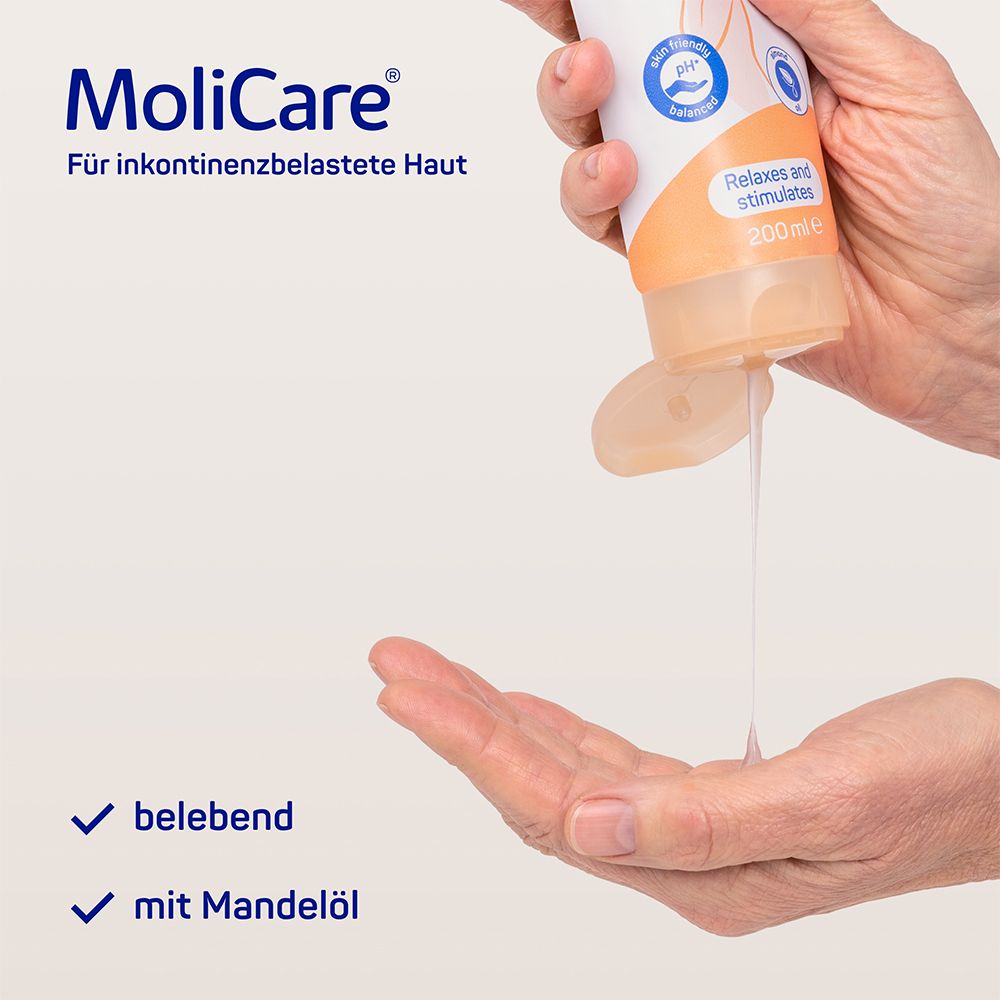 MoliCare Skin Hautfluidgel, zum Lösen von Verspannungen des Nackens, der Schultern, Arme oder Beine