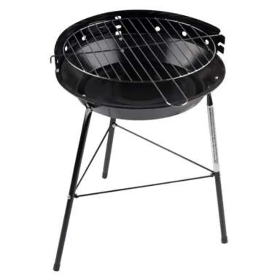 Barbecue - houtskool BBQ - driepoot - zwart - 33 x 43 cm
