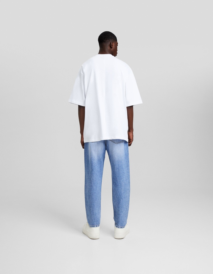 calças jeans folgadas
