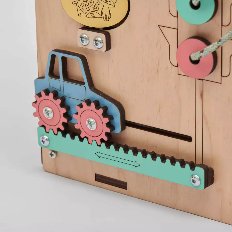 Montessori® sensorisches Mini Spielhaus Montessori® by Busy Kids mehrfarbig