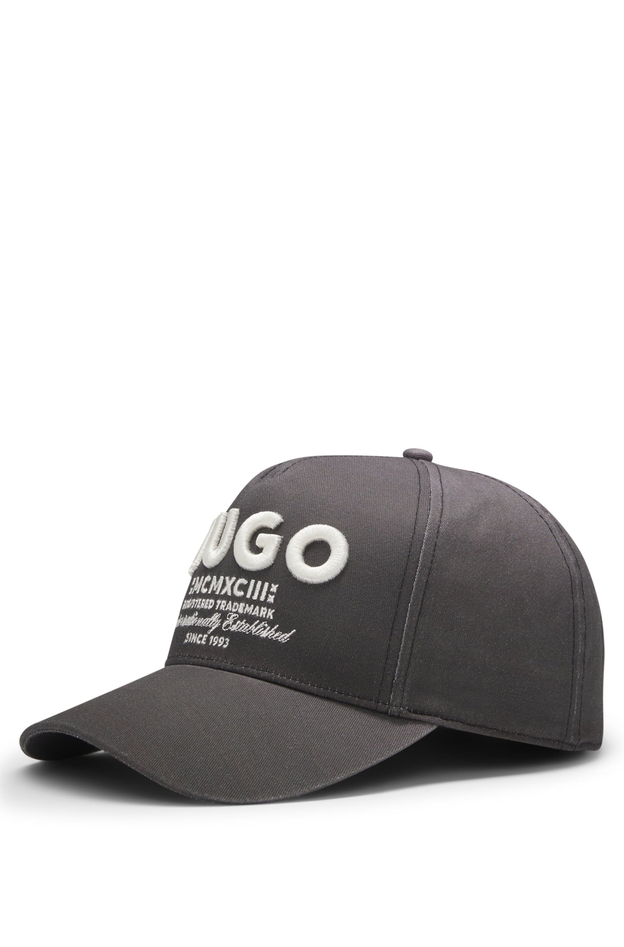 HUGO Blue Baseball Cap »Merk-Degradé« mit Snapback-Verschluss, bestickt