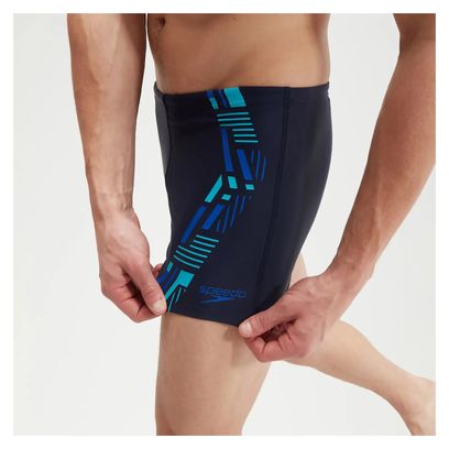 Maillot de bain Speedo Eco Tech Print Aquashort Bleu marine / Bleu